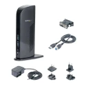 StarTech.com USB 3.0 Docking Station with HDMI, DVI, 6 USB Ports, 1920 x 1200 pixel Resolution USB3SDOCKHD
