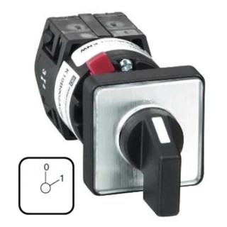 Schneider Electric Harmony K Series Cam Switch 3 Phase, 2 Positions 45°, Black Handle Actuator 12A K1A001ACH