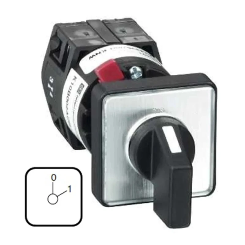Schneider Electric Harmony K 3-Phase 2 Position Cam Switch with Black Handle 12A 690V AC K1C003ALH