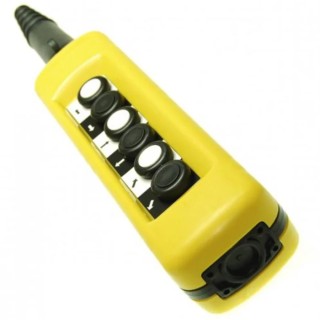 Schneider Electric 6 NO Push Button Pendant Station Yellow Polypropylene XACA671