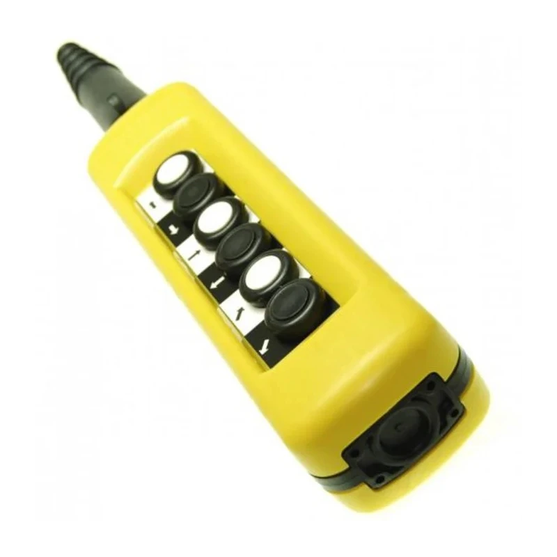 Schneider Electric 6 NO Push Button Pendant Station Yellow Polypropylene XACA671