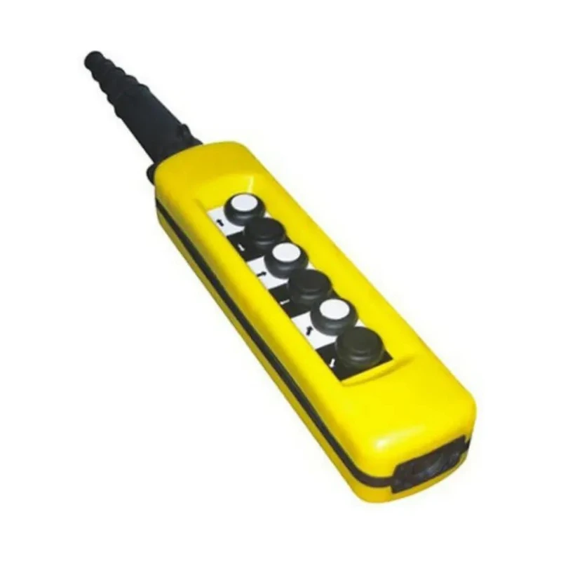 Schneider Electric 6 NO Push Button Pendant Station Yellow Polypropylene XACA671
