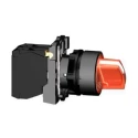 Schneider Electric Illuminated Knob Selector Switch SPDT 3 Positions 22 mm Cutout Diameter XB5AK134B5