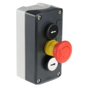 Schneider Electric Latching Spring Return Control Station Switch Polycarbonate 3 Cutouts IP69K Harmony XALD328