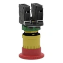 Schneider Electric Harmony Series Emergency Stop Push Button Panel Mount 22 mm Cutout 2 NC IP67 IP66 IP69 XB5AS8444