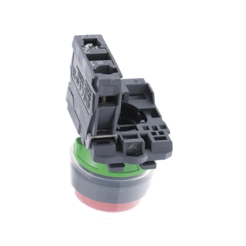 Schneider Electric Push Button Switch Panel Mount 22 mm Cutout, SPST, Slow Break, Red LED, IP66 IP67 XB5AP42