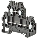 Omron XW5T Series DIN Rail Terminal Block Grey 4mm² 2-Level Screw XW5TS40112