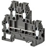 Omron XW5T Series DIN Rail Terminal Block Grey 4mm² 2-Level Screw XW5TS40112