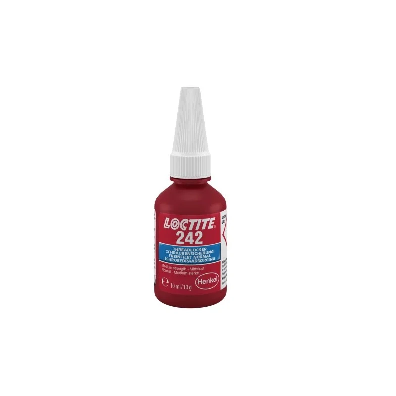 Loctite Blue Threadlocking Adhesive 10 ml, Medium Strength, 5 min Set Time, 12 h Cure Time 230749
