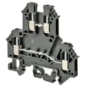 Omron Grey 2-Level 2.5mm² DIN Rail Terminal Block Screw Terminal 600V 24A XW5TS25112