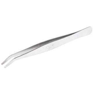 Bernstein 115mm Stainless Steel Flat ESD Safe Tweezer 5-062