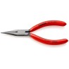 Knipex Relay Adjusting Long Nose Plier, Plastic Coated Handle, 135mm Overall, 34mm Jaw, Polished Chrome Plated 32 11 135