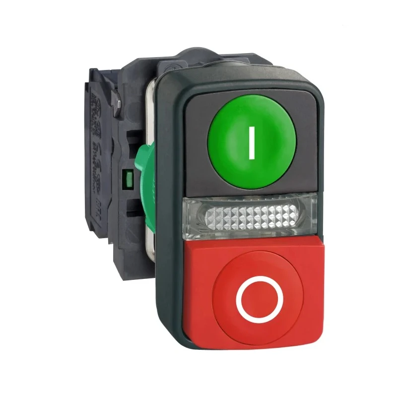 Schneider Electric Harmony XB5 Series Illuminated Push Button Switch, Push-Push, Panel Mount, 22 mm Cutout XB5AW73731B5