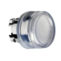 Schneider Electric Harmony Series White Momentary Push Button Head 22 mm Cutout Metal IP66 IP67 ZB4BP1