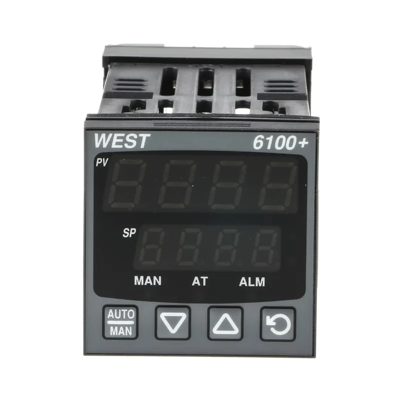 West Instruments P6100 Panel Mount PID Temperature Controller 1 Input 2 Output Relay 240V ac On-Off P6100-2-1-1-0-0-0-2