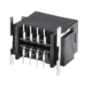 JST CPT Automotive Connector Male Black Through Hole 8 Way Solder Termination BM08B-CPTK-1A-TB