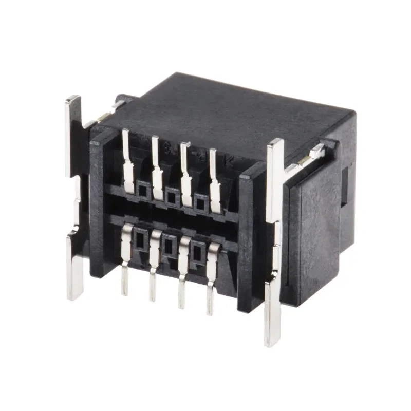 JST CPT Automotive Connector Male Black Through Hole 8 Way Solder Termination BM08B-CPTK-1A-TB