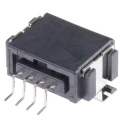 JST CPT Automotive Connector Male Black Surface Mount 4 Way 3A Current Solder Termination SM04B1-CPTK-1A-TB
