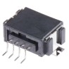 JST CPT Automotive Connector Male Black Surface Mount 4 Way 3A Current Solder Termination SM04B1-CPTK-1A-TB