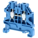 Omron XW5TS40111BL XW5T Series DIN Rail Terminal Block Blue, 4mm², 1-Level, Screw Termination XW5TS40111BL