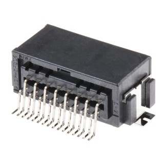 JST CPT Automotive Connector Male Black Surface Mount 16 Way Crimp Termination SM16B-CPTK-1A-TB