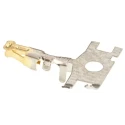 Molex 50394 Series Male Crimp Terminal, 30 AWG Min Crimp, 24 AWG Max, Matt Tin Plated Phosphor Bronze, 2A Current 50394-8055