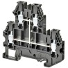 Omron DIN Rail Terminal Block Black 4mm² 2-Level Screw Terminal 32A 800V XW5TS40112V