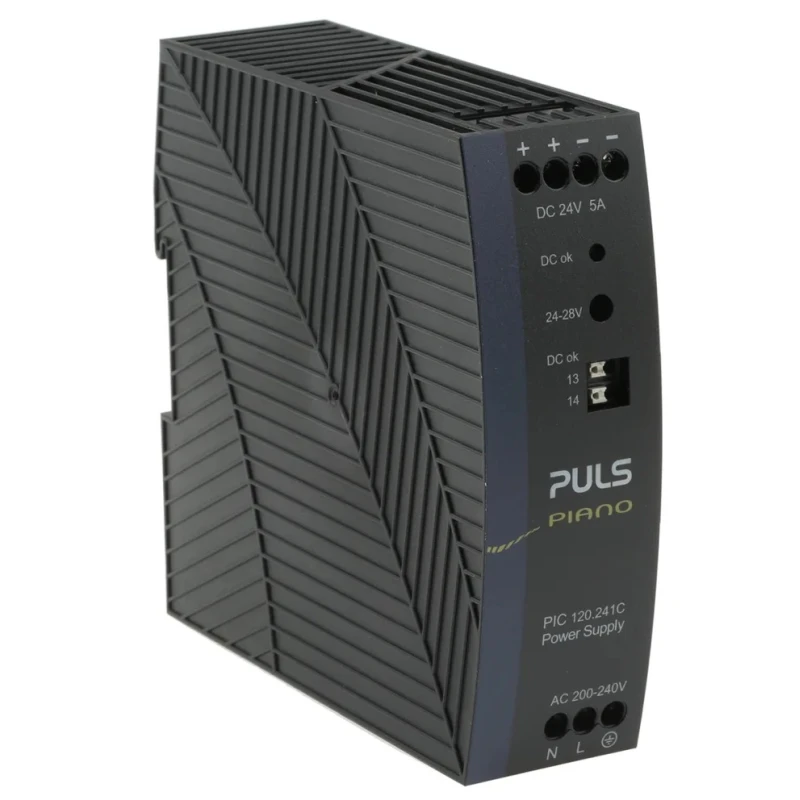 TRACOPOWER PIANO Switched Mode DIN Rail Power Supply 230V AC Input 28V DC, 5A Output, 120W PIC120.241C