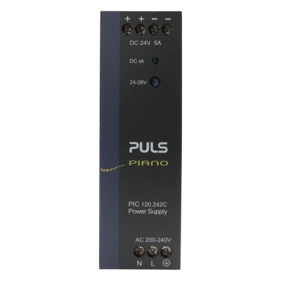 TRACOPOWER PIANO Switched Mode DIN Rail Power Supply 230V AC Input 28V DC, 5A Output, 120W PIC120.242C