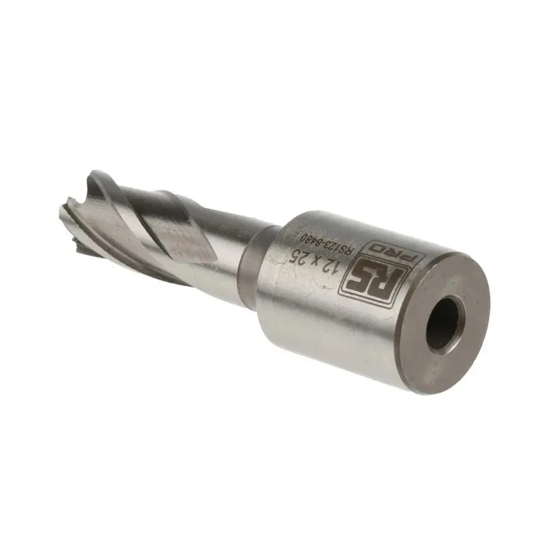 RS PRO High-Speed Steel (HSS) Magnetic Drill Bit 12 mm Cutter Diameter, 25 mm Cutting Depth 123-8480