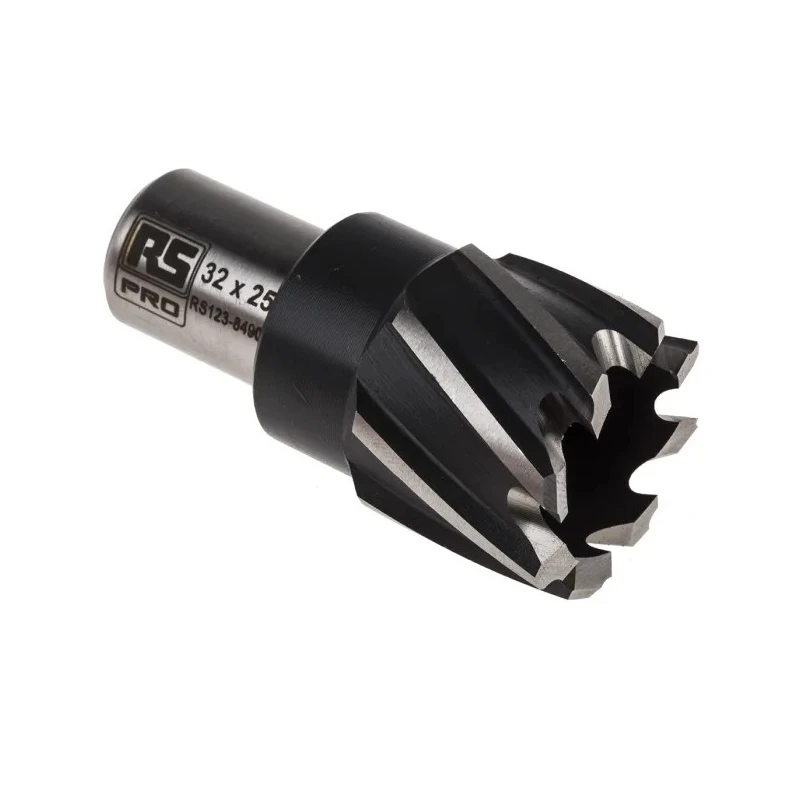 RS PRO HSS Magnetic Drill Bit 32 mm Cutter Diameter 25 mm Cutting Depth Straight Flute Bright Finish 19.05 mm Shank 123-8490