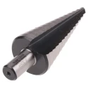 RS PRO HSS Step Drill Bit 6 to 30 mm Cone Shank Bright Finish 123-8509