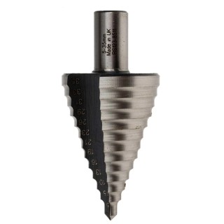 RS PRO HSS Step Drill Bit 5 to 35 mm Cone Shank Size 13mm Model 123-8511