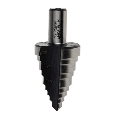 RS PRO High-Speed Steel (HSS) Step Drill Bit 16 to 25 mm, Cone Shank 123-8514