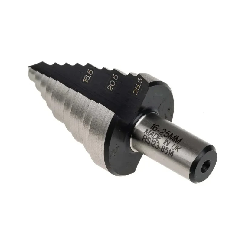 RS PRO High-Speed Steel (HSS) Step Drill Bit 16 to 25 mm, Cone Shank 123-8514
