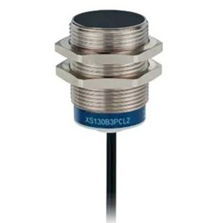 Telemecanique Sensors Threaded Barrel Inductive Proximity Sensor M30 x 1.5, PNP Output, 24 V dc, 15 mm Detection XS130B3PCL2