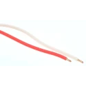 Decelect 2 Core Telephone Cable, 1 x 0.5 mm Stranded Copper, White and Red Sheath, 100 m SPE191367