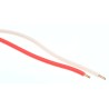Decelect 2 Core Telephone Cable, 1 x 0.5 mm Stranded Copper, White and Red Sheath, 100 m SPE191367