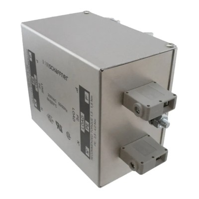 Schaffner Chassis Mount EMC Filter 25A 520V AC 400Hz Terminal Block 2 Phase FN2410H