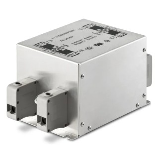 Schaffner Chassis Mount EMC Filter 100A 520V AC 250Hz Terminal Block 2 Phase FN2410H