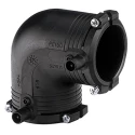 Georg Fischer Plastic Pipe Fitting Elbow 90 mm, Polyvinyl Chloride, Industrial Pressure Applications 753101813