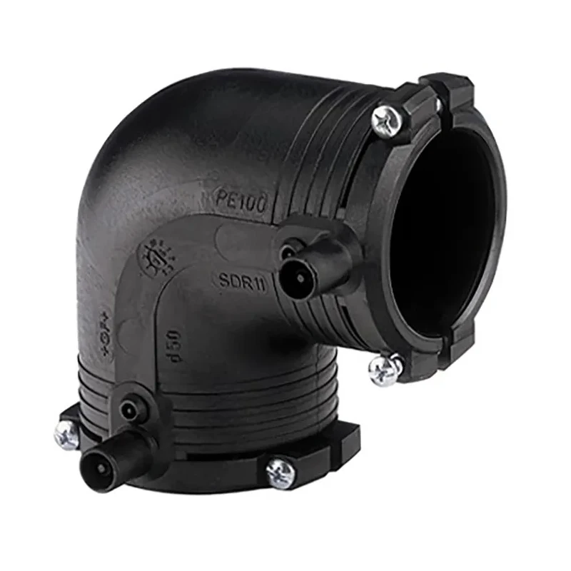 Georg Fischer Plastic Pipe Fitting Elbow 90 mm, Polyvinyl Chloride, Industrial Pressure Applications 753101813