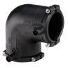 Georg Fischer Plastic Pipe Fitting Elbow 90 mm, Polyvinyl Chloride, Industrial Pressure Applications 753101813