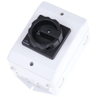 Siemens 3-Pole Front Isolator Switch, IP65, 25A, 10 kW, 690V AC, Series 3LD, Model 
