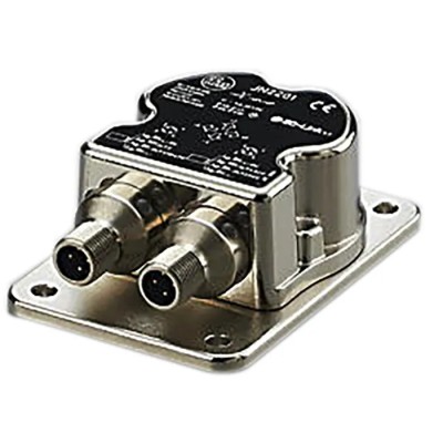 ifm electronic 2 Axis Inclination Sensor with IO-Link Interface, Die Cast Zinc Housing, IP67/IP65/IP68/IP69K Rated JN2200