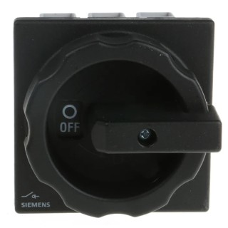 Siemens 3-Pole Panel Mount Isolator Switch, IP65, 125A, 45 kW, 690V AC 
