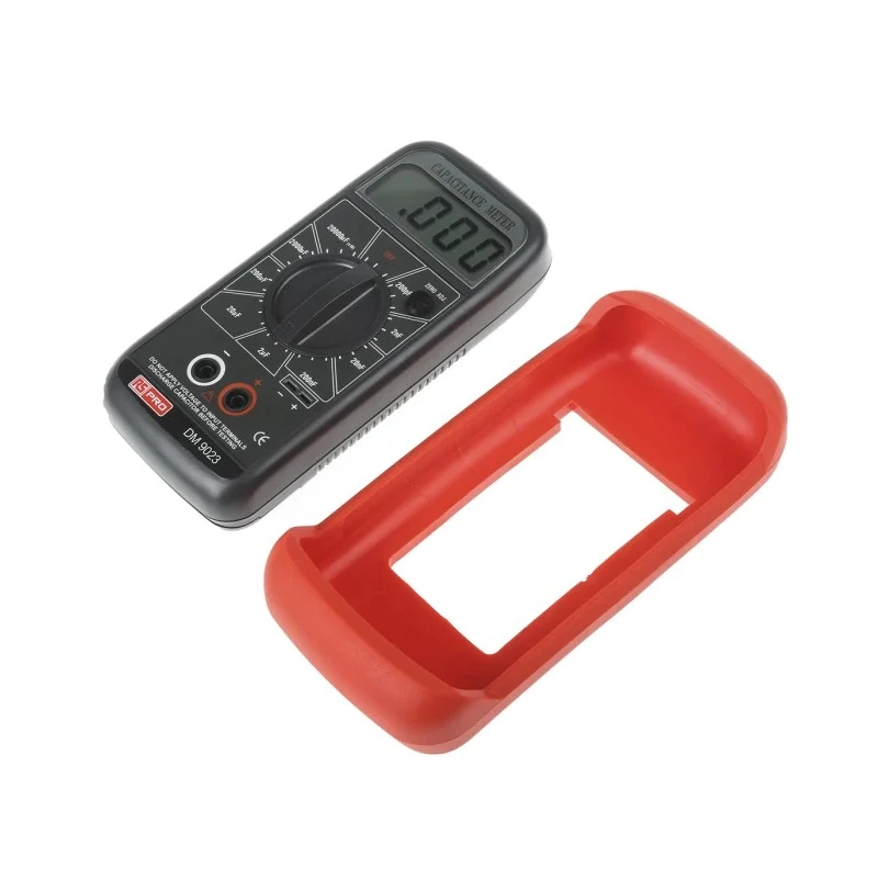 RS PRO Handheld Capacitance Meter 20 mF, Accurate ±1%, Battery Life 200h, LCD Display 123-8770