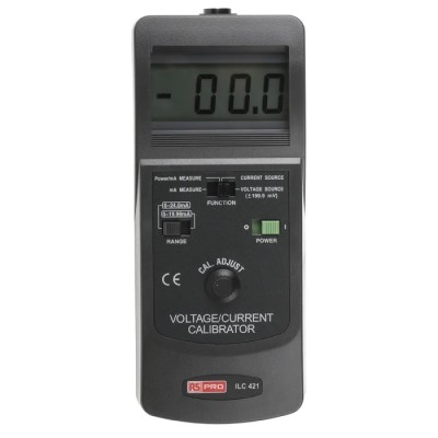 RS PRO Current & Voltage Calibrator Max Voltage 199.9V DC 24mA CC421-G