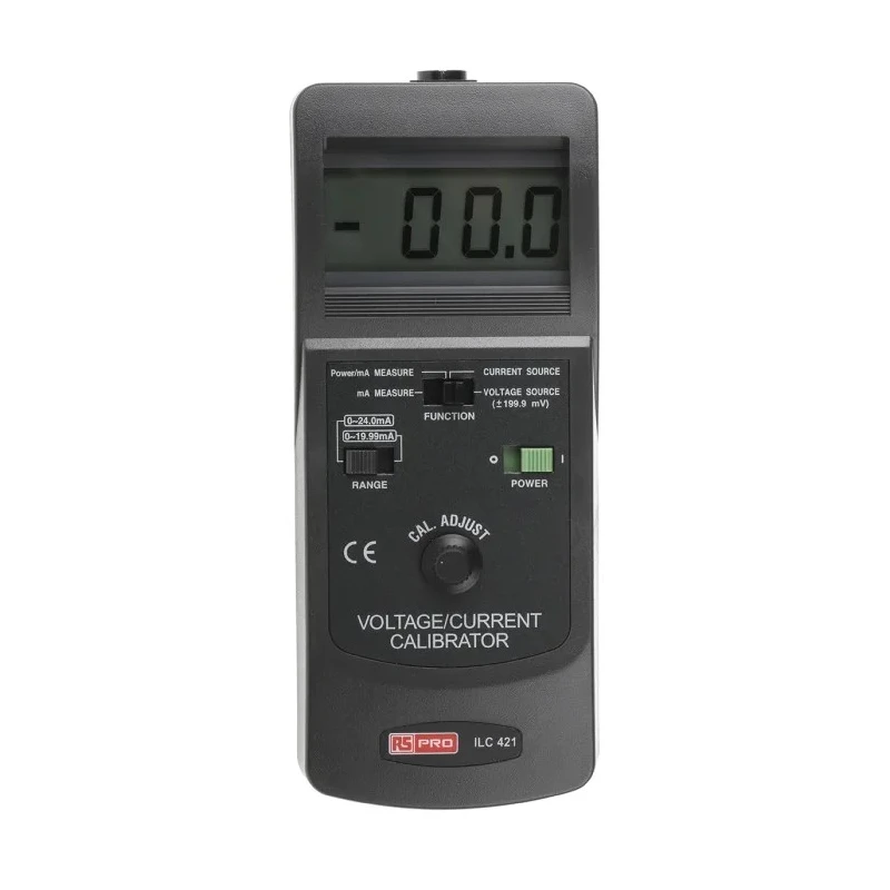 RS PRO Current & Voltage Calibrator Max Voltage 199.9V DC 24mA CC421-G