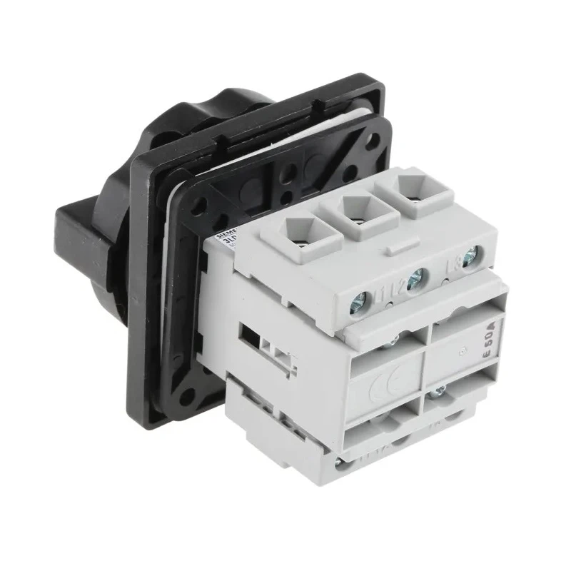 Siemens 3-Pole Panel Mount Isolator Switch IP65, 25A, 9.5 kW, 690V AC, Black Handle 